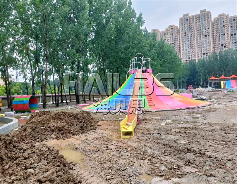 南陽鄧州無動力樂園施工現場