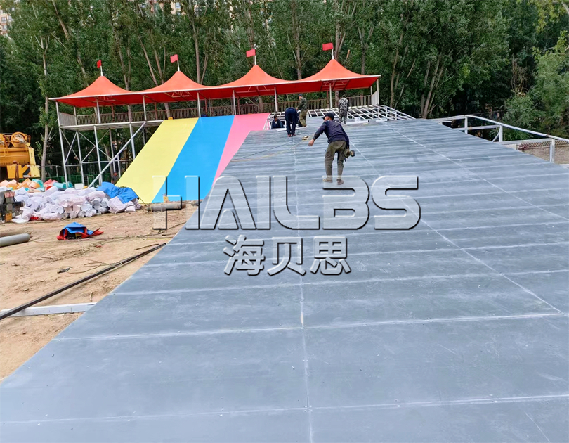 南陽鄧州無動力樂園施工現場