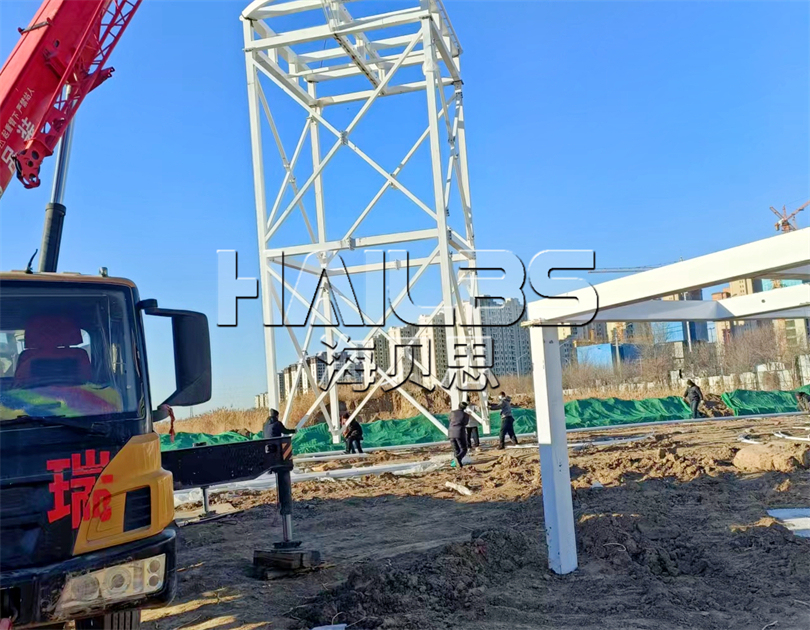 河北衡水場地無動力樂園施工現(xiàn)場