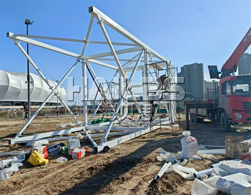 河北衡水場地無動力樂園施工現(xiàn)場